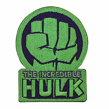 Amazon.com: Marvel Superhero The Incredible Hulk Logo IronOn Craft ...