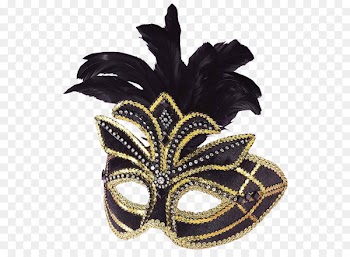 Amazon.com Masquerade ball Venetian masks Mardi Gras - Black Mask 