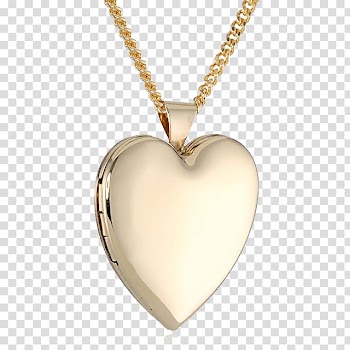 Amazon.com Necklace Locket Charms & Pendants Chain, gold heart transparent background PNG clipart