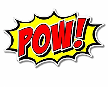 Amazon.com: OLS Studios Pow! Classic Comic Book Design - Sticker ...