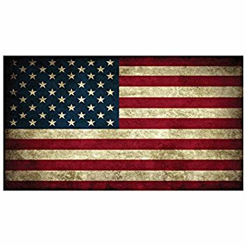 Amazon.com: Rustic American Flag Decal Vinyl Graphic Bumper ...