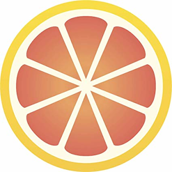 Amazon.com: Simple Citrus Fruit Slice Cartoon Emoji Vinyl Sticker ...