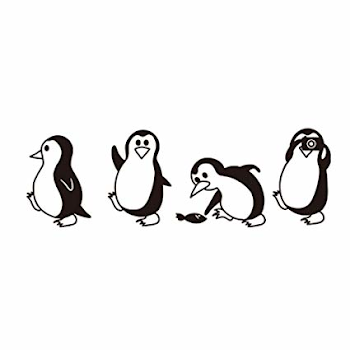 Amazon.com: Slendima 22.44" x 7.28" Super Cute Cartoon Penguins ...
