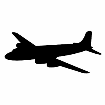 Amazon.com: Stumps 3 ft. 6 in. Hanging Airplane Silhouette: Home ...