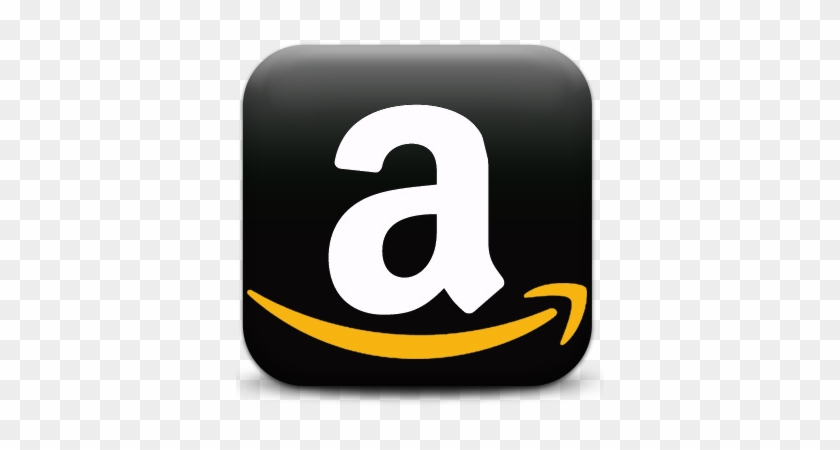 Amazon-icon Kindle App Icon Ibooksicon - Amazon Logo Black Background