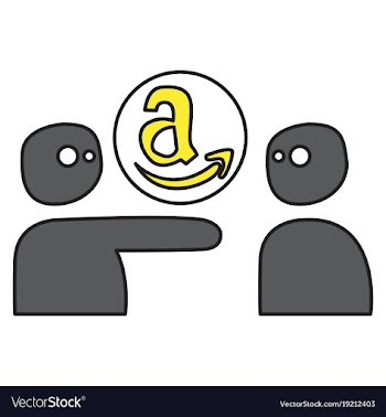 Amazon online shop smile store icon concept vector image