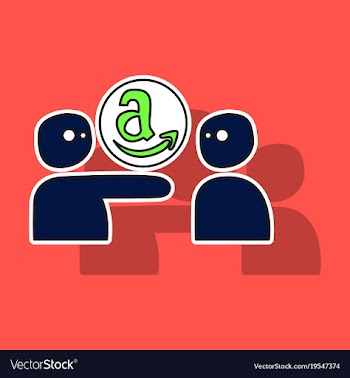 Amazon online shop smile store icon concept vector image