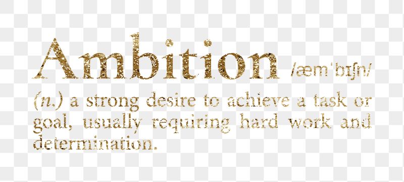 Ambition png dictionary word sticker, | Free PNG - rawpixel