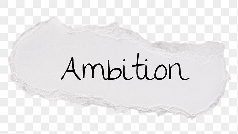 Ambition png word, torn paper | Free PNG - rawpixel