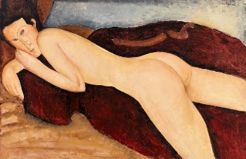 Amedeo Modigliani's Reclining Nude from the Back | Free Photo Illustration - rawpixel