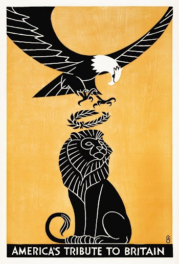 America's tribute to Britain (1918) | Free Photo Illustration - rawpixel