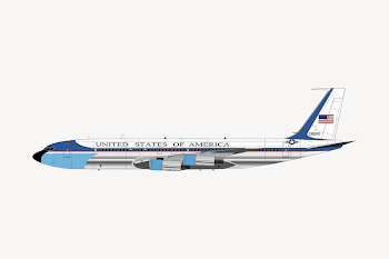 American airplane clipart illustration psd. | Free PSD - rawpixel