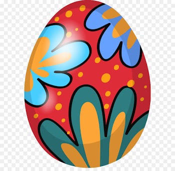 American Easter egg design vector material 