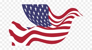 American Flag Clipart Pics - American Peace Dove Mugs
