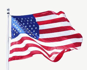 American flag collage element, isolated | Free PSD - rawpixel