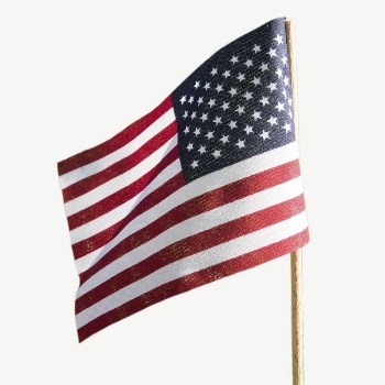American flag collage element psd | Free PSD - rawpixel
