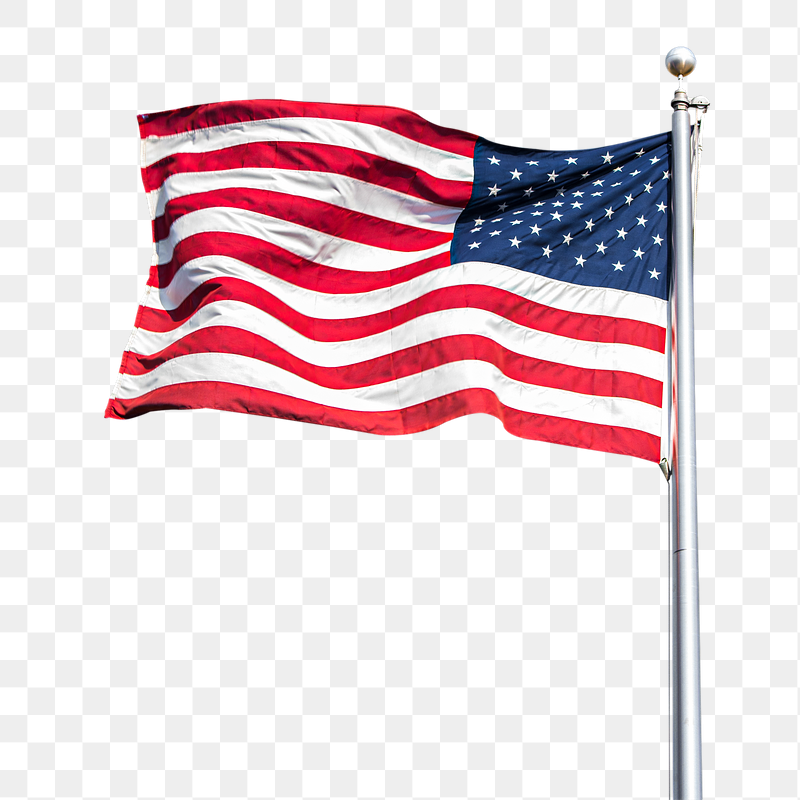 American flag png sticker, transparent | Free PNG - rawpixel
