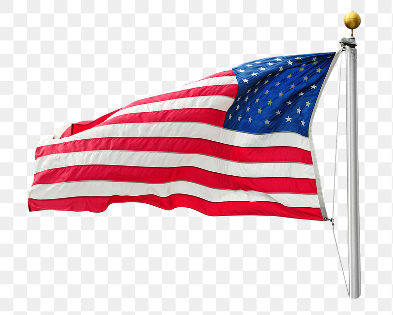 American flag png sticker, transparent | Free PNG - rawpixel