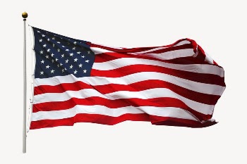 American flag sticker, national symbol | Free PSD - rawpixel