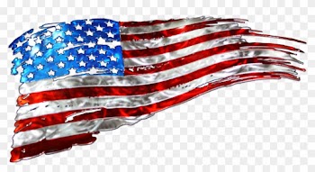 American Flag - Tattered American Flag Png