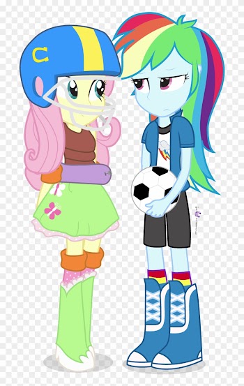 American Football, Artist - Equestria Girl Rainbow Dash And Fluttershy