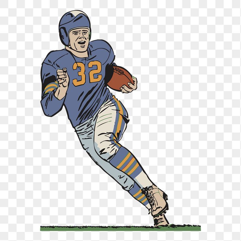 American football player png sticker | Free PNG - rawpixel