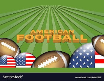 american football poster