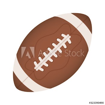 american football sport balloon icon