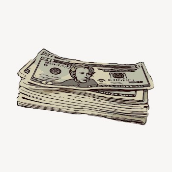 American money wad clipart, USD | Free Photo - rawpixel