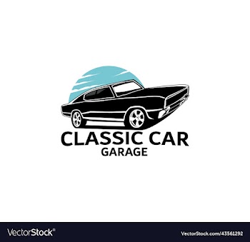 american muscle car isolated