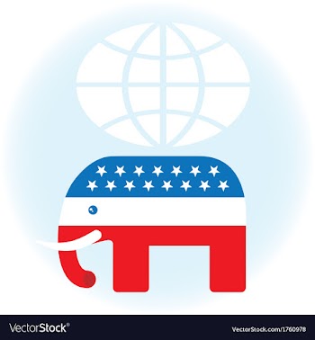  					American Republican Symbol vector image														