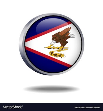 american samoa flag button