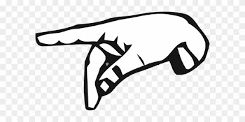 American Sign Language Fingerspelling American Manual - Letter P Hand Sign