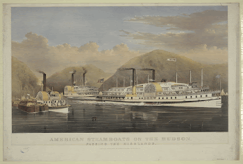 American steamboats on the Hudson: | Free Photo - rawpixel