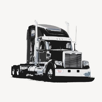 American truck clipart, illustration vector. | Free Vector - rawpixel