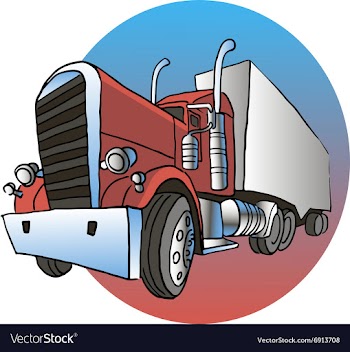 American truck vector image