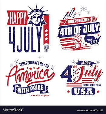  					American words badge collections vector image														