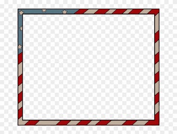 Americana 20clipart - American Flag Border Transparent