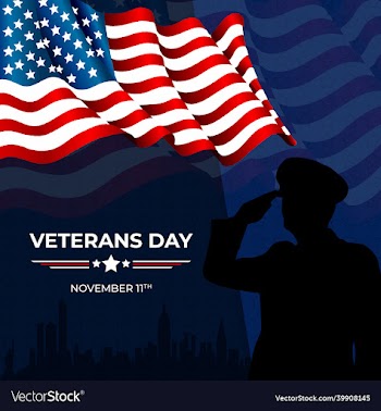 americas veterans day november 11th background