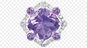 Amethyst Purple Swarovski AG Jewellery Charms & Pendants - Swarovski jewelry purple pendant 