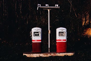 Amoco gas pumps, Lexington, Virginia (1982)… | Free public domain photo