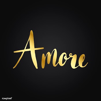 Amore Italian typography style vector | Free stock vector - 517735