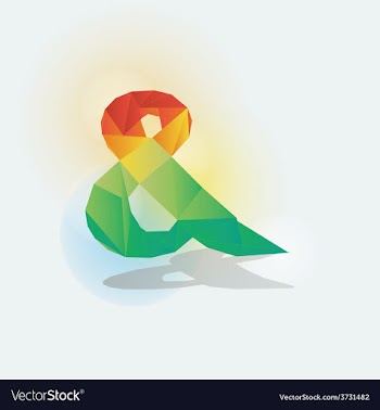 Ampersand vector image
