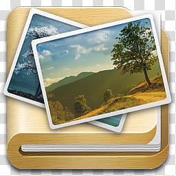 Ampola Final, folder , white and brown wooden frame transparent background PNG clipart