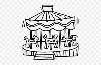 Amusement - Merry Go Round Clip Art