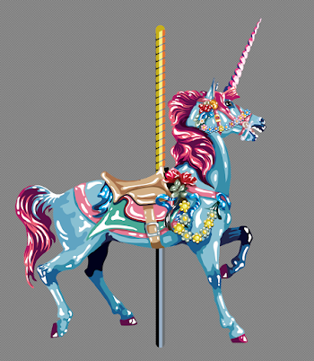 Amusement Park Carousel Download PNG Image