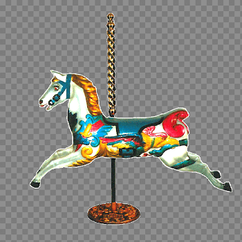 Amusement Park Carousel PNG Download Image