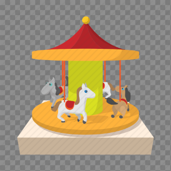 Amusement Park Carousel Transparent Images