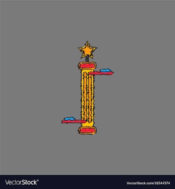 Amusement park circus attraction in hatching style vector image