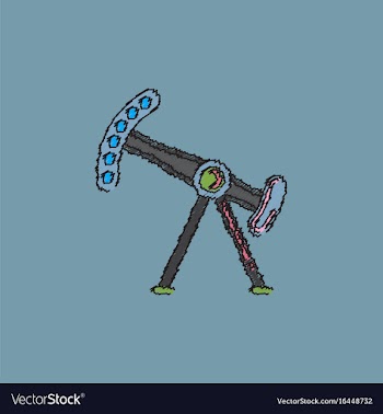 Amusement park circus attraction in hatching style vector image